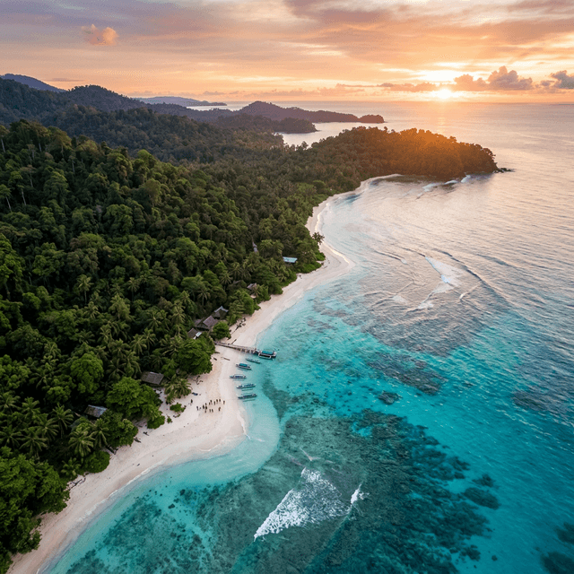 Mentawai Islands Aerial View