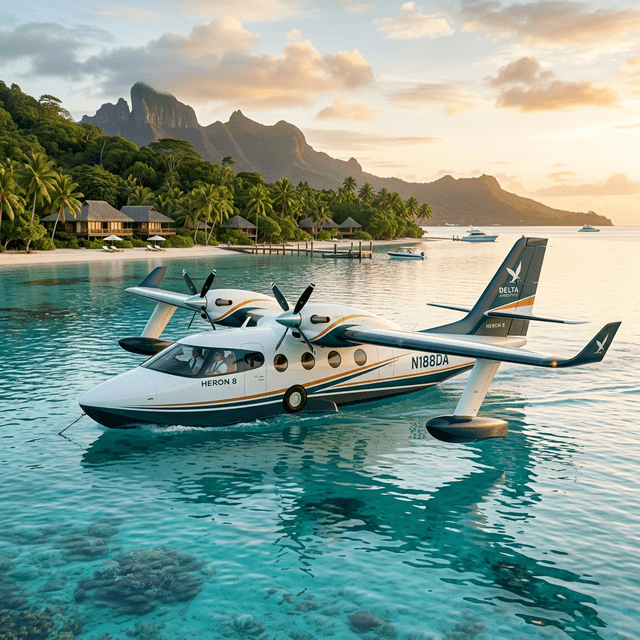 Delta Aerospace Heron 8 Seaplane Manufacturing